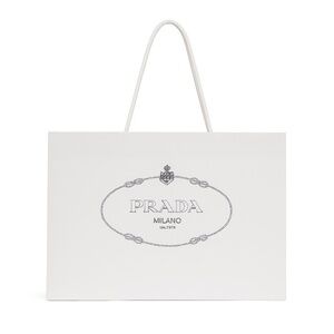 PRADA Medium Shopping Bag with Ribbon￨(Size 13.5" x 10" x 5.5")